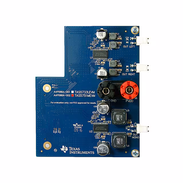 TAS5751MEVM Texas Instruments  Cartes d'évaluation - Amplificateurs audio